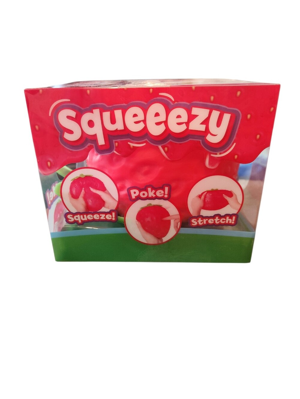 NEW Sunny Days Squeeze Strawberry Jumbo Size Squeeze Poke Stretch Stress Ball